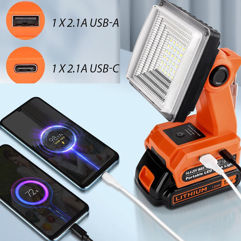 4 Inch Led Work Light Tool Lam - Black+Decker Tool Cordless review and price